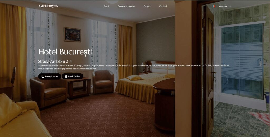 Site Web Hotel Amphitryon