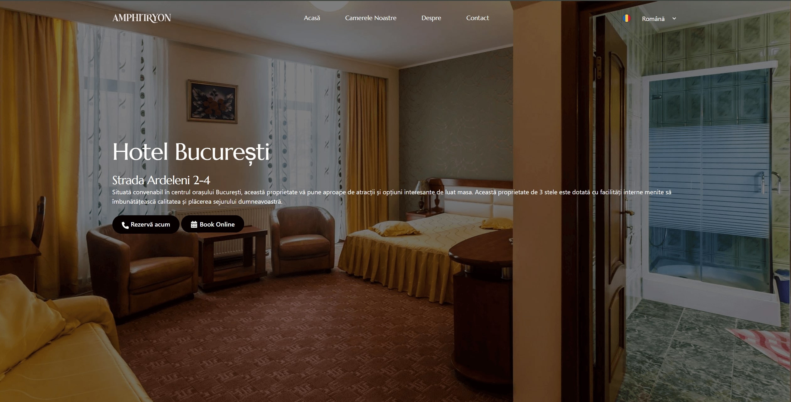 Site Web Hotel Amphitryon